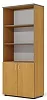 Офисный шкаф комбинированный открытый, высокий