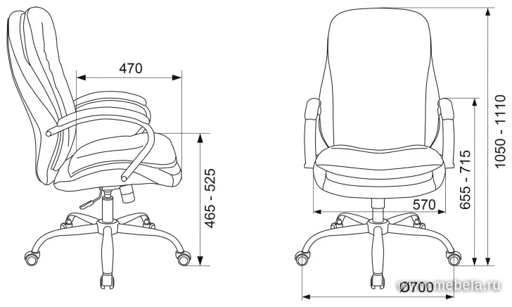 кресло T-9950SL Fabric