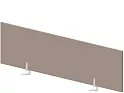 Фронтальный экран для отдельного стола