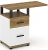 Тумба приставная узкая 1 ящик + 1 распашной фасад. С надставкой широкой.