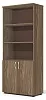 Офисный шкаф комбинированный открытый, высокий
