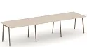 Стол переговорный на металлокаркасе