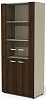 Офисный шкаф высокий комбинированный