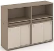 Тумба опорная двойная (купе) с низкой надставкой