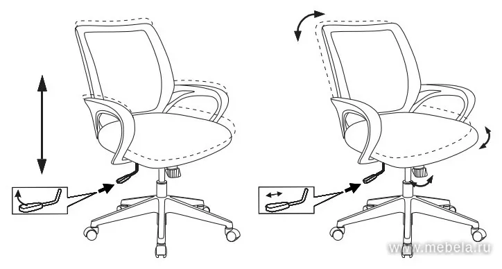 кресло офисное CH-695N