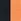 чёрная экокожа/оранжевая экокожа